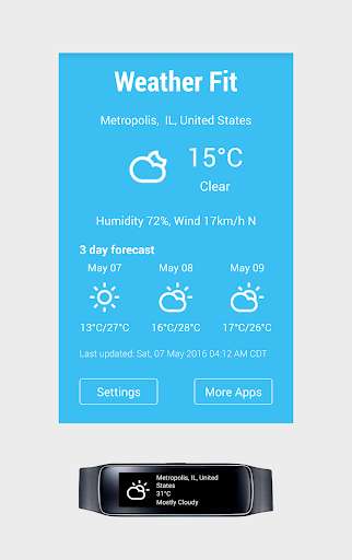 Emulate Android APK Gear Fit Weather Free Emulate Android APK Gear Fit Weather Free