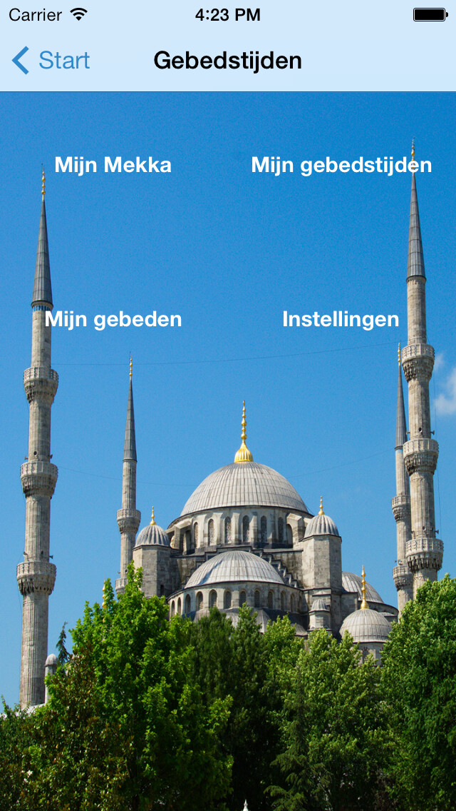 Emulate iPhone app Gebedstijden using MyAndroid Emulate iPhone app Gebedstijden using MyAndroid