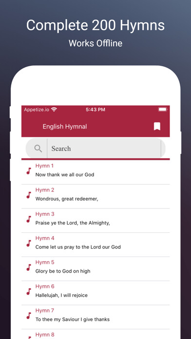 Emulate Android APK GEC English Hymnal Emulate Android APK GEC English Hymnal