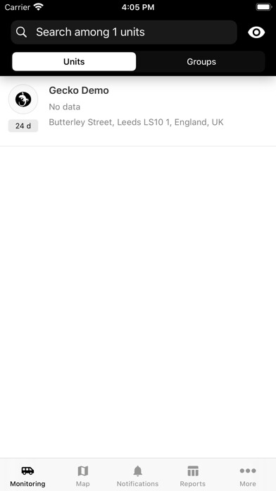 Emulate iPhone app GeckoTrack using MyAndroid Emulate iPhone app GeckoTrack using MyAndroid