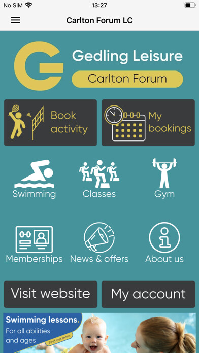 Emulate iPhone app Gedling Leisure – Get Active using MyAndroid Emulate iPhone app Gedling Leisure – Get Active using MyAndroid