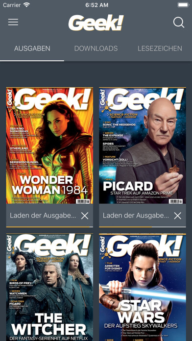 Emulate iPhone app GEEK! SF MAG using MyAndroid Emulate iPhone app GEEK! SF MAG using MyAndroid