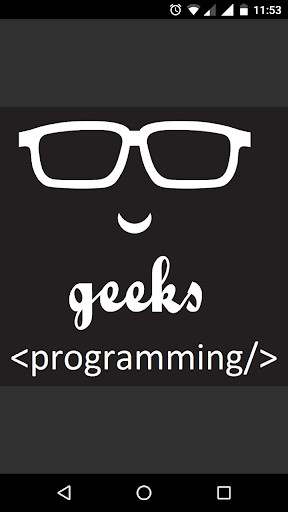 Run android online APK GeeksProgramming from MyAndroid or emulate GeeksProgramming using MyAndroid