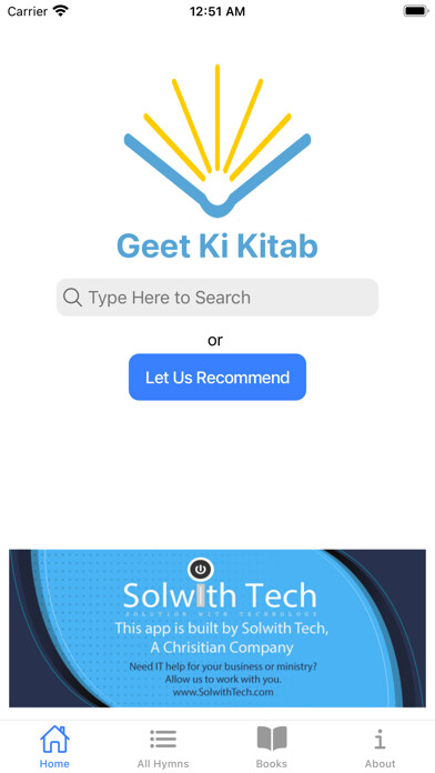 Emulate iPhone app GeetKiKitab using MyAndroid