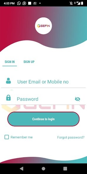 Run android online APK Gefin from MyAndroid or emulate Gefin using MyAndroid