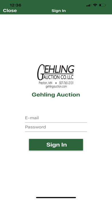 Emulate iPhone app Gehling Auction Live using MyAndroid Emulate iPhone app Gehling Auction Live using MyAndroid