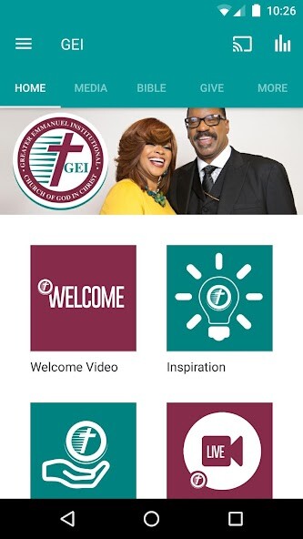 Emulate iPhone app GEI COGIC using MyAndroid Emulate iPhone app GEI COGIC using MyAndroid