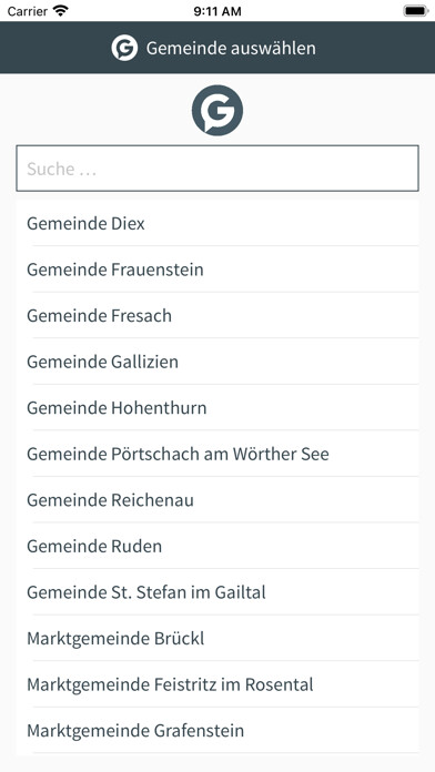 Emulate iPhone app Geko Bürgerkommunikation using MyAndroid Emulate iPhone app Geko Bürgerkommunikation using MyAndroid