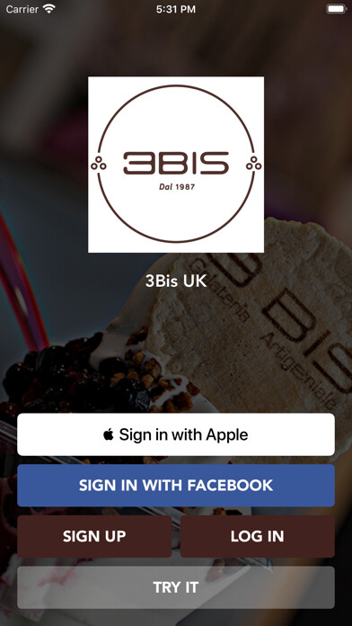 Emulate iPhone app Gelateria 3Bis Uk using MyAndroid Emulate iPhone app Gelateria 3Bis Uk using MyAndroid
