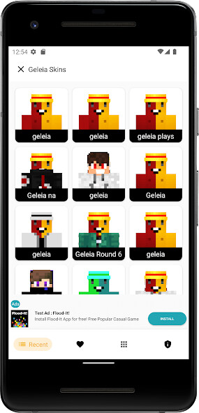Run android online APK Geleia Skins for Minecraft from MyAndroid or emulate Geleia Skins for Minecraft using MyAndroid