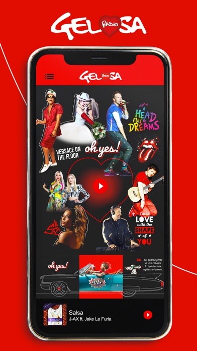 Emulate iPhone app Gelosa Radio using MyAndroid