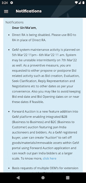 Run android online APK GeM Buyer from MyAndroid or emulate GeM Buyer using MyAndroid
