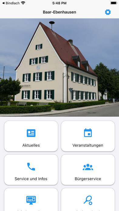 Emulate iPhone app Gemeinde Baar-Ebenhausen using MyAndroid Emulate iPhone app Gemeinde Baar-Ebenhausen using MyAndroid
