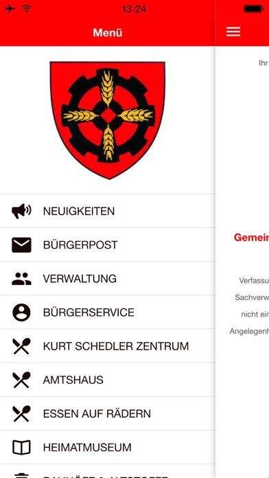 Emulate iPhone app Gemeinde Eggendorf City App using MyAndroid Emulate iPhone app Gemeinde Eggendorf City App using MyAndroid