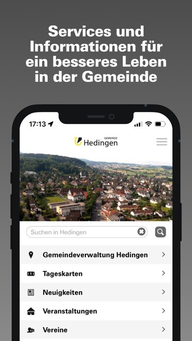 Emulate iPhone app Gemeinde Hedingen using MyAndroid Emulate iPhone app Gemeinde Hedingen using MyAndroid