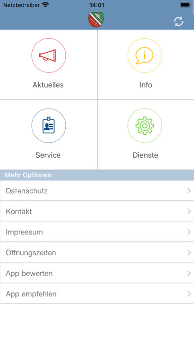 Emulate iPhone app Gemeinde Loiching using MyAndroid Emulate iPhone app Gemeinde Loiching using MyAndroid