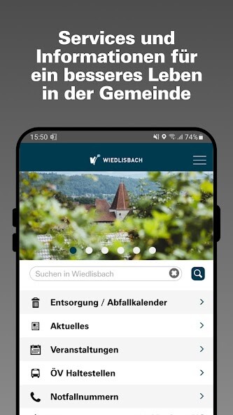 Run android online APK Gemeinde Wiedlisbach from MyAndroid or emulate Gemeinde Wiedlisbach using MyAndroid