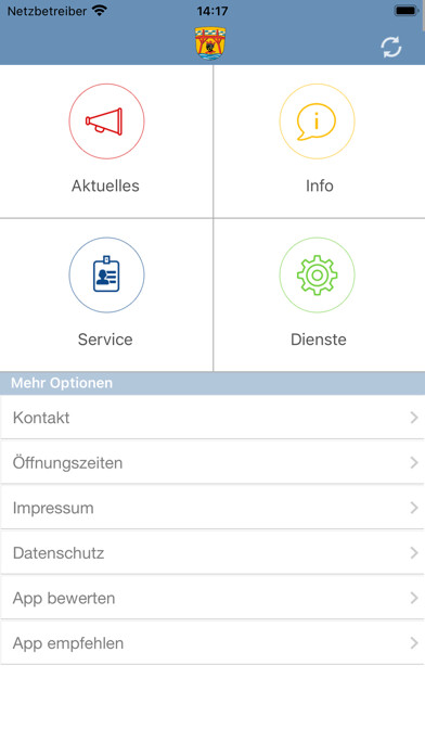 Emulate iPhone app Gemeinde Zolling using MyAndroid Emulate iPhone app Gemeinde Zolling using MyAndroid