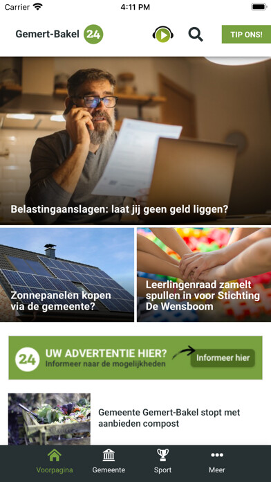 Emulate iPhone app Gemert-Bakel24 using MyAndroid Emulate iPhone app Gemert-Bakel24 using MyAndroid