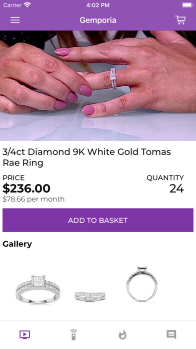 Emulate iPhone app Gemporia Jewelry Auctions using MyAndroid Emulate iPhone app Gemporia Jewelry Auctions using MyAndroid
