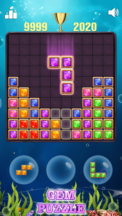 Emulate iPhone app Gem Puzzle :Ocean Block Puzzle using MyAndroid Emulate iPhone app Gem Puzzle :Ocean Block Puzzle using MyAndroid