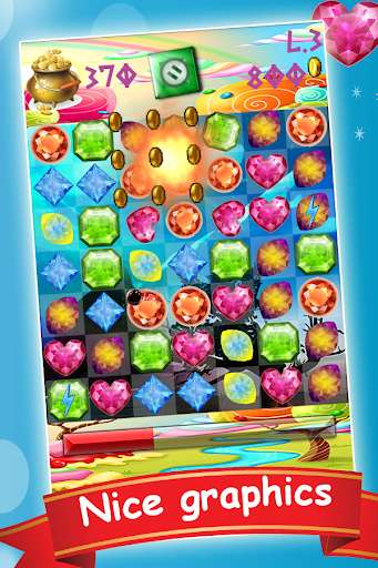 Emulate Android APK Gems And Jewels Match 3