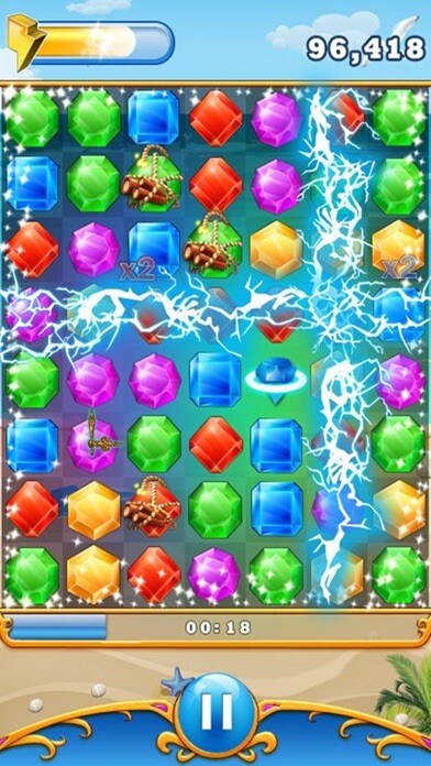 Emulate iPhone app Gems Blast puzzle:Free fun match 3 games using MyAndroid Emulate iPhone app Gems Blast puzzle:Free fun match 3 games using MyAndroid