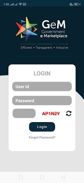 Run android online APK GeM Seller from MyAndroid or emulate GeM Seller using MyAndroid
