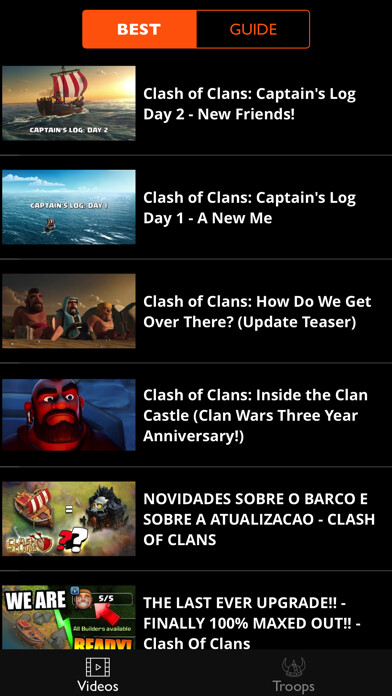 Emulate iPhone app Gems Guide for Clash of Clans. using MyAndroid