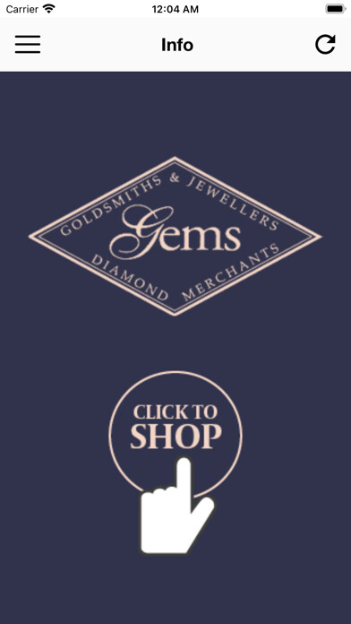 Emulate iPhone app Gems Jewellers using MyAndroid Emulate iPhone app Gems Jewellers using MyAndroid