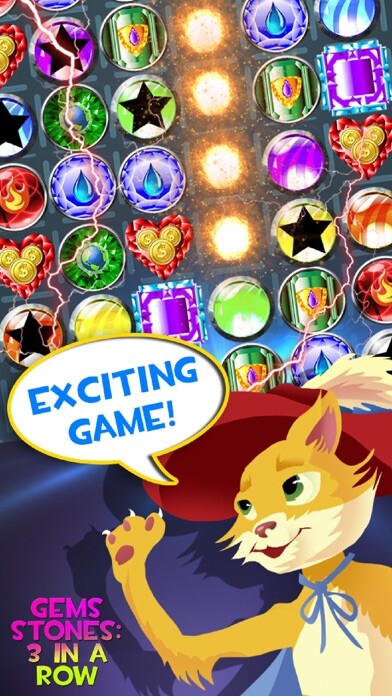 Emulate iPhone app Gems Stones 3 In a Row using MyAndroid Emulate iPhone app Gems Stones 3 In a Row using MyAndroid