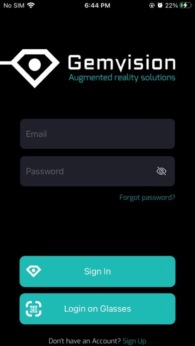 Emulate iPhone app Gemvision using MyAndroid
