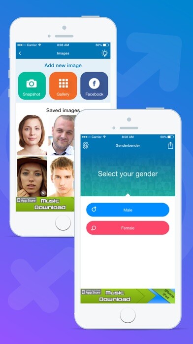 Emulate iPhone app Gender Bender using MyAndroid Emulate iPhone app Gender Bender using MyAndroid