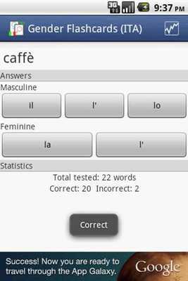 Emulate Android APK Gender Flashcards (Italian) Emulate Android APK Gender Flashcards (Italian)