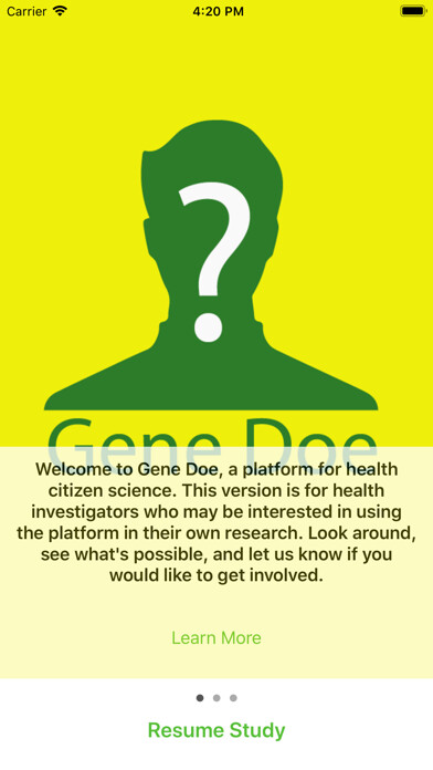 Emulate iPhone app Gene Doe using MyAndroid Emulate iPhone app Gene Doe using MyAndroid