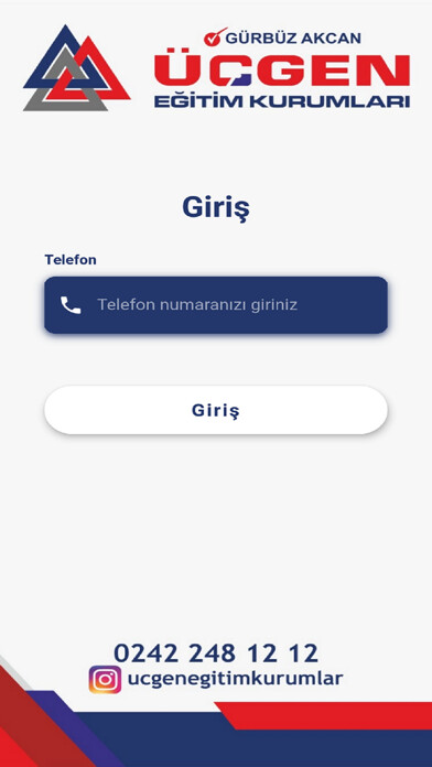 Emulate iPhone app Üçgen Eğitim Kurumları using MyAndroid Emulate iPhone app Üçgen Eğitim Kurumları using MyAndroid