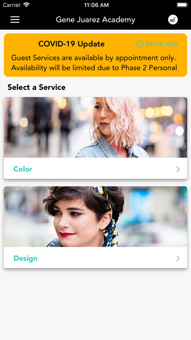 Emulate iPhone app Gene Juarez Academy using MyAndroid