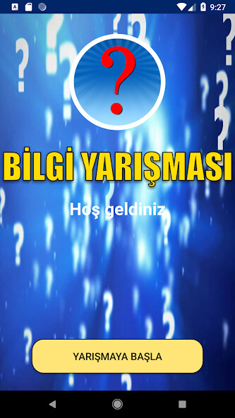 Run android online APK Genel Kültür Bilgi Yarışması from MyAndroid or emulate Genel Kültür Bilgi Yarışması using MyAndroid