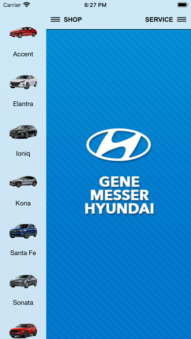 Emulate iPhone app Gene Messer Hyundai using MyAndroid