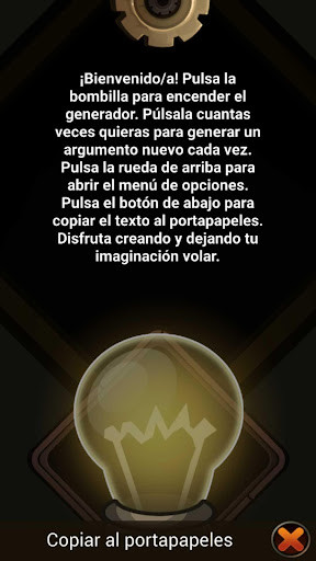 Run android online APK Generador de Historias y Argumentos from MyAndroid or emulate Generador de Historias y Argumentos using MyAndroid