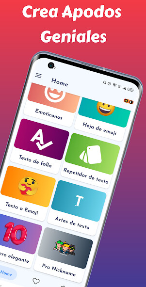 Run android online APK Generador de Nombre-Nick Name from MyAndroid or emulate Generador de Nombre-Nick Name using MyAndroid