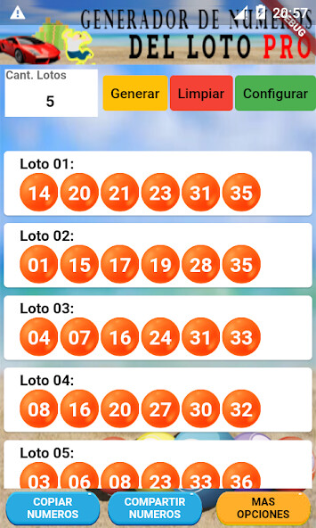 Run android online APK Generador Numeros del Loto PRO from MyAndroid or emulate Generador Numeros del Loto PRO using MyAndroid Run android online APK Generador Numeros del Loto PRO from MyAndroid or emulate Generador Numeros del Loto PRO using MyAndroid