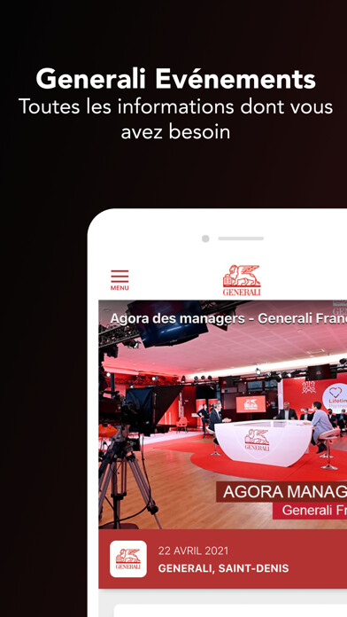 Emulate iPhone app Generali Evénements using MyAndroid Emulate iPhone app Generali Evénements using MyAndroid