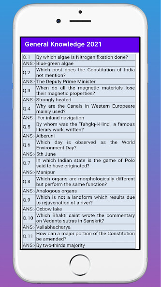 Run android online APK General Knowledge 2021 In English from MyAndroid or emulate General Knowledge 2021 In English using MyAndroid