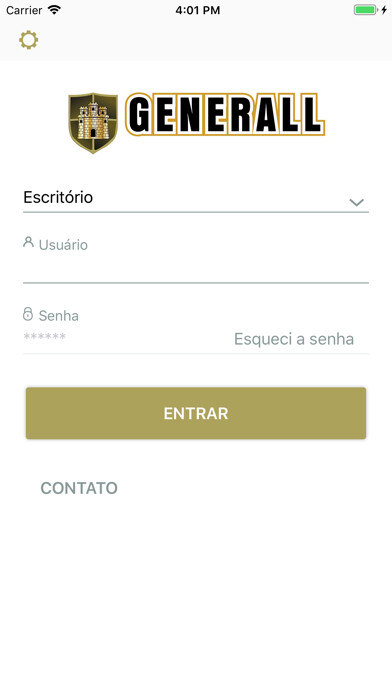 Emulate iPhone app GENERALL SEGURANÇA e SERVIÇOS using MyAndroid