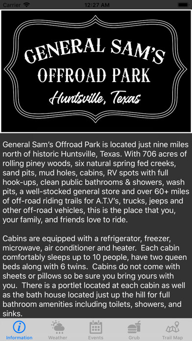 Emulate iPhone app General Sam’s Offroad Park using MyAndroid