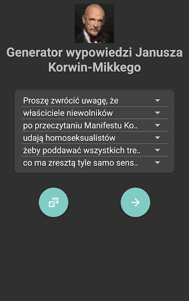 Run android online APK Generator Wypowiedzi JKM from MyAndroid or emulate Generator Wypowiedzi JKM using MyAndroid Run android online APK Generator Wypowiedzi JKM from MyAndroid or emulate Generator Wypowiedzi JKM using MyAndroid