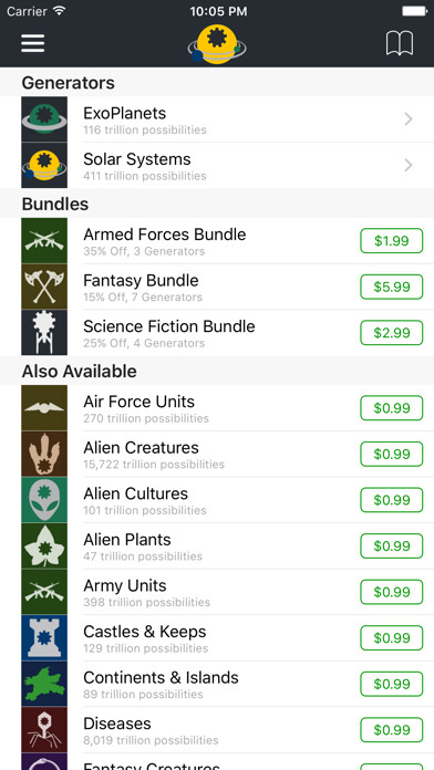 Emulate iPhone app Genesis - World Building using MyAndroid