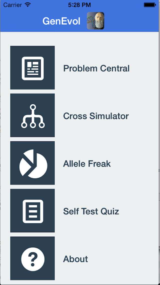 Emulate iPhone app Genetics and Evolution using MyAndroid Emulate iPhone app Genetics and Evolution using MyAndroid