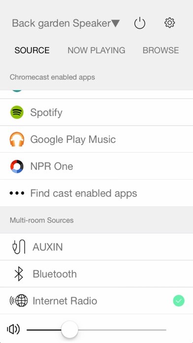 Emulate iPhone app Geneva All-in-One Music Player using MyAndroid
